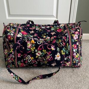 Vera Bradley 2012 Ribbon Floral Butterfly Large Duffel